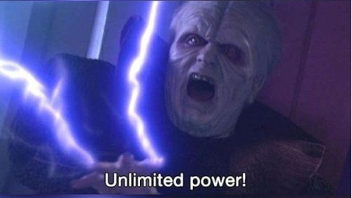 UNLIMITED POOOWAAAAH! UNLIMITED POOOWAAAAH!